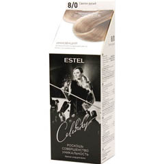 Краска для волос "ESTEL CELEBRITY" 8/0 светло - русый 1 шт.(10)