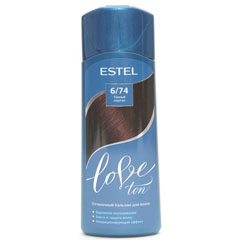 Бальзам оттеночный "ЭСТЕЛЬ LOVE TON" 6/74 темный каштан 150 мл.(20)