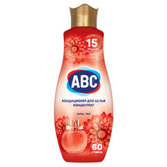 Кондиционер для белья "ABC" ополаскиватель концентрат страстный георгин 1440 мл.(9)
