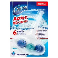 Чистящее средство "CHIRTON" подвесной блок (шарики) свежесть атлантики 45 гр.(24)