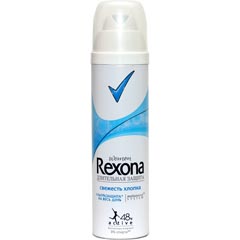 Дезодорант спрей антиперспирант "REXONA" легкость хлопка 150 мл.(6)