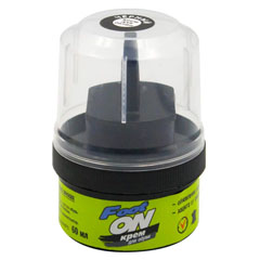 Крем для обуви "FOOTON" банка с губкой черный 60 мл.(48)