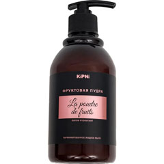 Мыло жидкое "KIPNI" парфюмированное фруктовая пудра с дозатором 380 мл.(15)