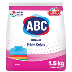 Стиральный порошок "ABC" автомат колор для цветного белья 1,5 кг.(12)