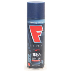 Пена для бритья "F LINE" мягкий уход с D-пантенолом 225 мл.(12)