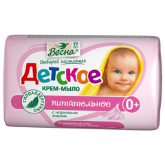 Мыло-крем "ДЕТСКОЕ" питательное с норковым жиром 90 гр.(72)