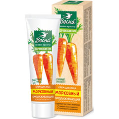 Крем "ВЕСНА ЗДРАВКОСМЕТИК" морковный для лица омолаживающий 40 мл.(48)