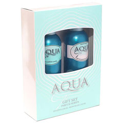 Набор подарочный "AQUA GI" женский (шампунь 250 мл + гель для душа 250 мл) 1 шт.(7)