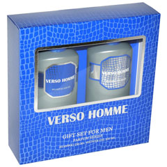 Набор подарочный "VERSO HOMME" мужской (шампунь 250 мл. + гель для душа 250 мл.) 1 шт.(10)