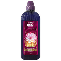 Кондиционер для белья "MASTER FRESH" Perfume deluxe концентрат цветочный коктейль 1 л.(9)