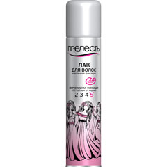 Лак для волос "ПРЕЛЕСТЬ" сверхсильной фиксации 5 200 мл./18-003/(24)