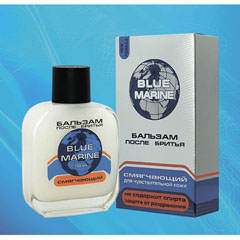Бальзам после бритья "BLUE MARINE" смягчающий 100 мл.(24)