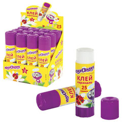 Клей карандаш "ЮНЛАНДИЯ" 25 гр.(12)