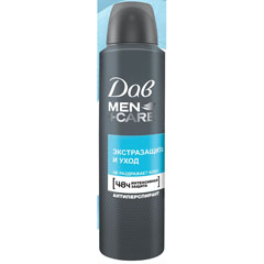 Дезодорант спрей "DOVE MEN" экстразащита и уход 150 мл.(6)