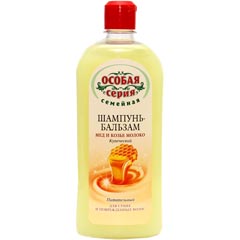 Шампунь "ОСОБАЯ СЕРИЯ" 2 в 1 мед и козье молоко 730 мл.(10)