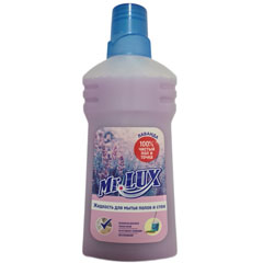 Моющее средство для уборки "МИСТЕР ЛЮКС" для мытья полов и стен лаванда 500 мл. (аналог Mr.Proper)(20)