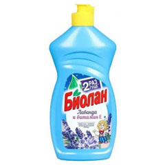 Моющее средство для посуды "БИОЛАН" лаванда и витамин Е 400 гр.(20)