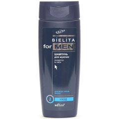 Шампунь "BIELITA FOR MEN" Сила и чистота 400 мл.(10)