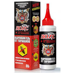 Средство от насекомых "ДОХС" оборонхим гель от тараканов 80 гр.(40)
