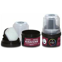 Крем для обуви "РАДУГА КЛАССИК" С-1 черный 60 мл.(30)