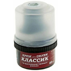 Крем для обуви "РАДУГА КЛАССИК" С-1 бесцветный 60 мл.(30)