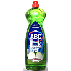 Моющее средство для посуды "ABC" гель яблоко 750 мл.(20)