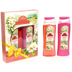 Набор подарочный "PROVANCE WILD ROSE" женский (шампунь 260 мл. + гель для душа 260 мл. ) 1 шт.(12)