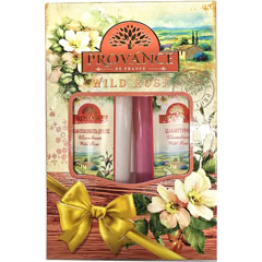 Набор подарочный "PROVANCE WILD ROSE" женский (шампунь 260 мл. + бальзам-ополаскиватель 260 мл. ) 1 шт.(12)