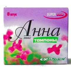 Тампоны "АННА" люкс супер 8 шт.(24)