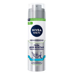 Гель для бритья "NIVEA MEN" чистая кожа 200 мл.(12)