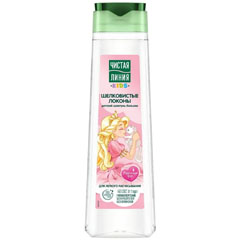 Шампунь "ЧИСТАЯ ЛИНИЯ" бальзам для волос детский шелковистые локоны 400 мл.(12)