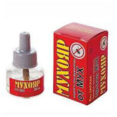 Средство от насекомых "МУХОЯР" жидкость для фумигатора от мух, комаров 30 мл.(42)