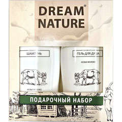 Набор подарочный "DN" козье молоко (шампунь 250 мл. + гель для душа 250 мл.) 1 шт.(10)