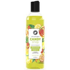 Гель для душа "KIPNI CANDY SHOP" цитрусовый леденец крышка диск-топ 375 мл.(30)