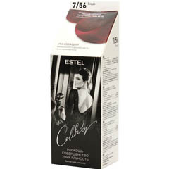 Краска для волос "ESTEL CELEBRITY" 7/56 бордо 1 шт.(10)