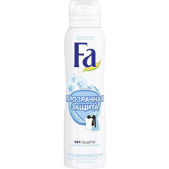 Дезодорант спрей антиперспирант "FA" прозрачная защита 150 мл.(12)