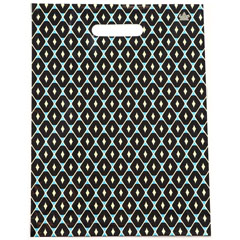 Пакет "ТИКОПЛАСТИК" вырубная ручка ламинированный глянцевый 400*310*0,06 геометрия 1 шт/в запайке 50 шт/.(50)