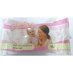 Салфетки влажные "НАТАЛИ" детские 15 шт.(120)