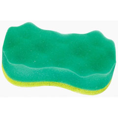 Губка для тела "МИСТЕР БУЛЬК" с массажным слоем восьмерка 1 шт.(40)