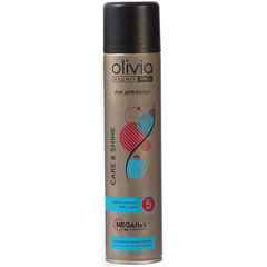 Лак для волос "OLIVIA" Expert pro care&shine сверхсильной фиксации 300 мл.(12)
