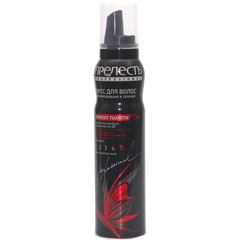 Мусс для волос "ПРЕЛЕСТЬ" профессионал эффект памяти сверхсильной фиксации 160 мл. /20-038/(12)