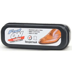 Губка для обуви "FOOTON" бесцветная 1 шт.(48)