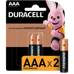 Элемент питания "DURACELL ALKALINE" BASIC  ААA LR03 мизинчиковые 4 шт. АКЦИЯ(10)