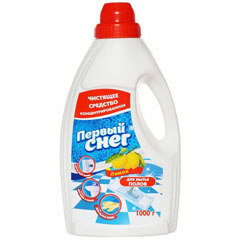 Моющее средство "ПЕРВЫЙ СНЕГ" для уборки лимон 1 л.(9)