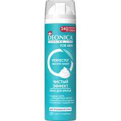 Пена для бритья "DEONICA" for men чистый эффект 240 мл./11-055/(6)